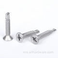 410 Kaunter Kaunter Stainless Head Skru Pengendalian Sendiri